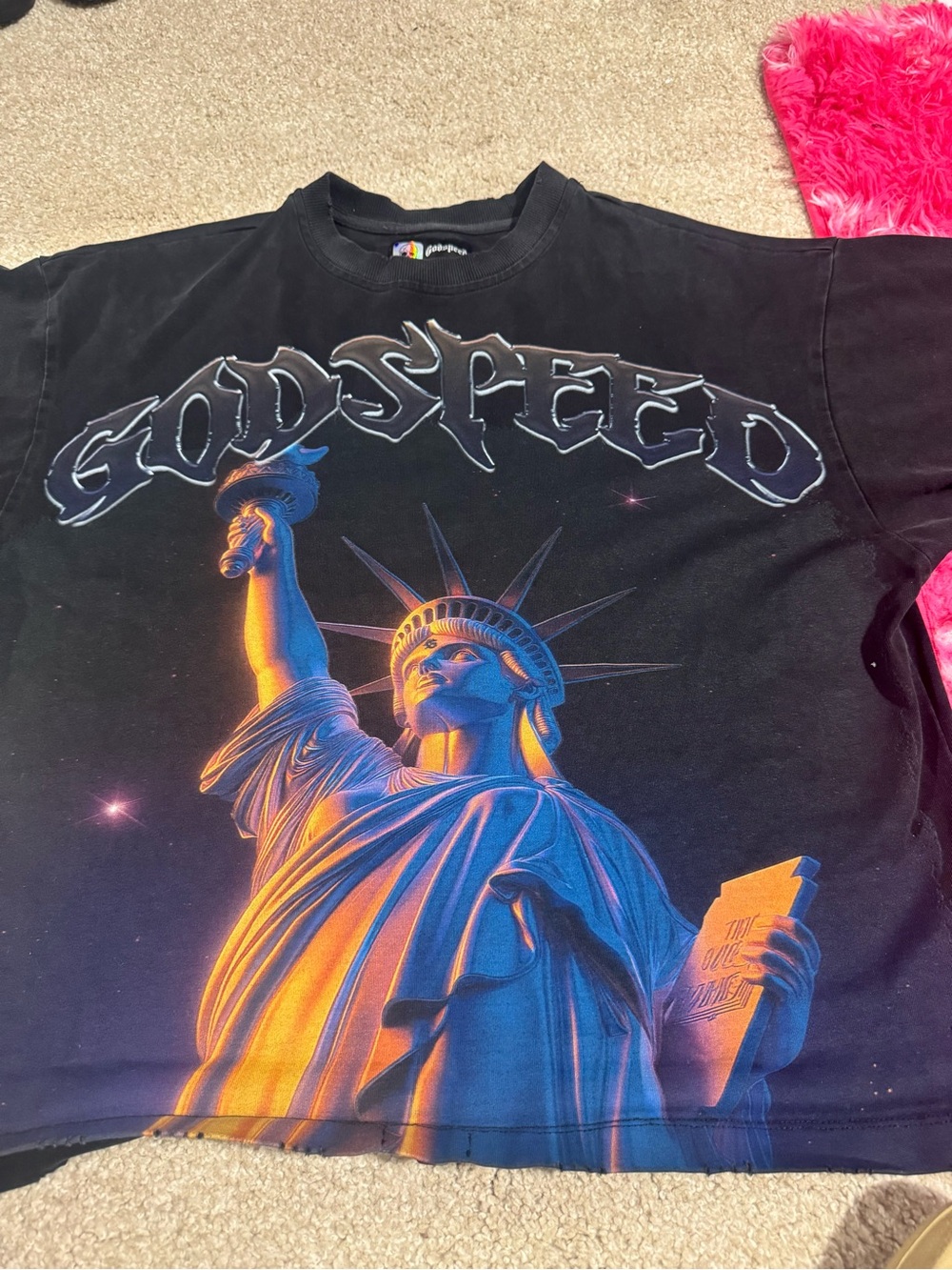 Godspeed Statue of Liberty Graphic T‑Shirt